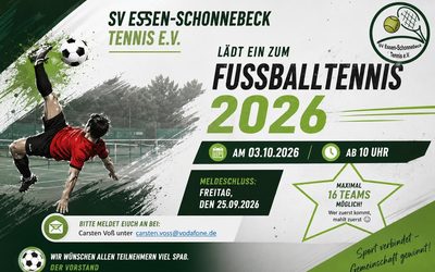 Fussballtennis am 03.10.2026